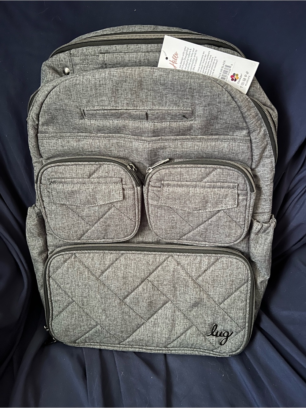 lug Puddle Jumper Backpack in Heather Black 🦄